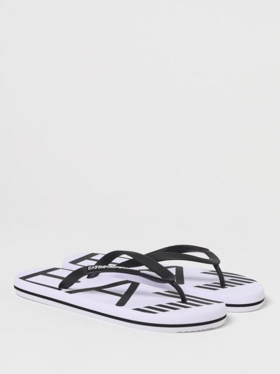 25SS 엠포리오 아르마니 뮬/슬리퍼 XCQ004XK196 D611 White - EMPORIO ARMANI