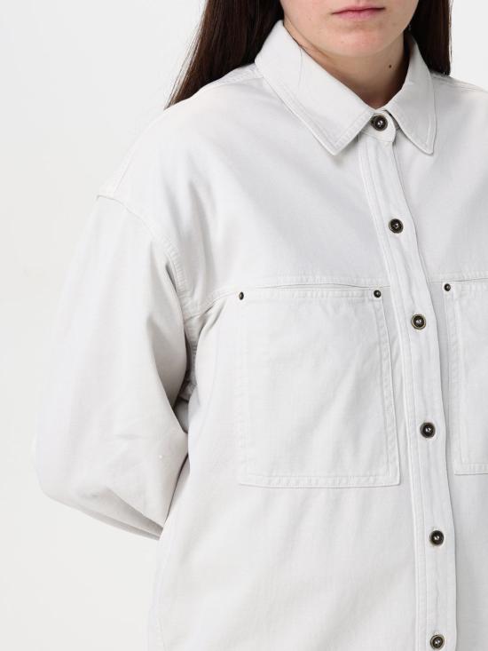 25FW 이자벨마랑에뚜왈 셔츠 CH0206FAC1N06E 23EC Ecru - ISABEL MARANT ETOILE