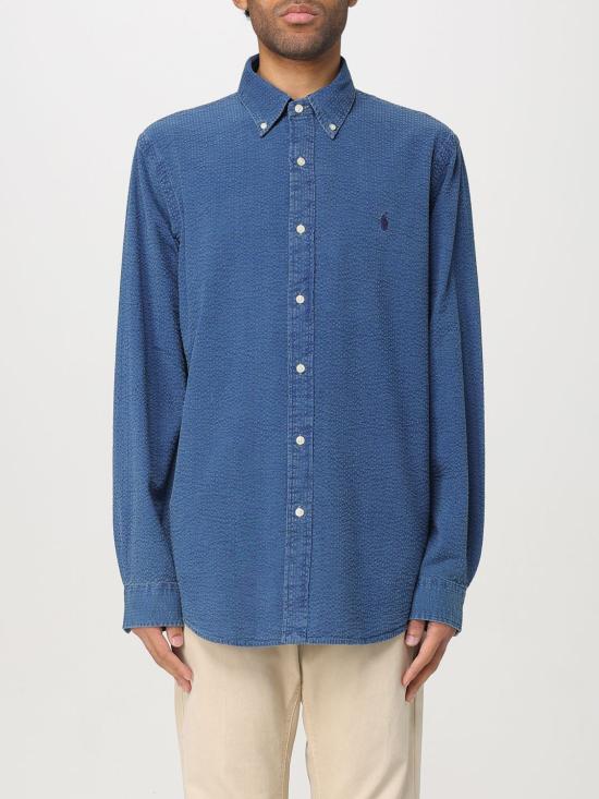 25SS 폴로 랄프로렌 데님 셔츠 710938519 002 Blue