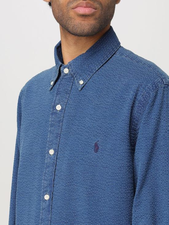 25SS 폴로 랄프로렌 데님 셔츠 710938519 002 Blue - POLO RALPH LAUREN