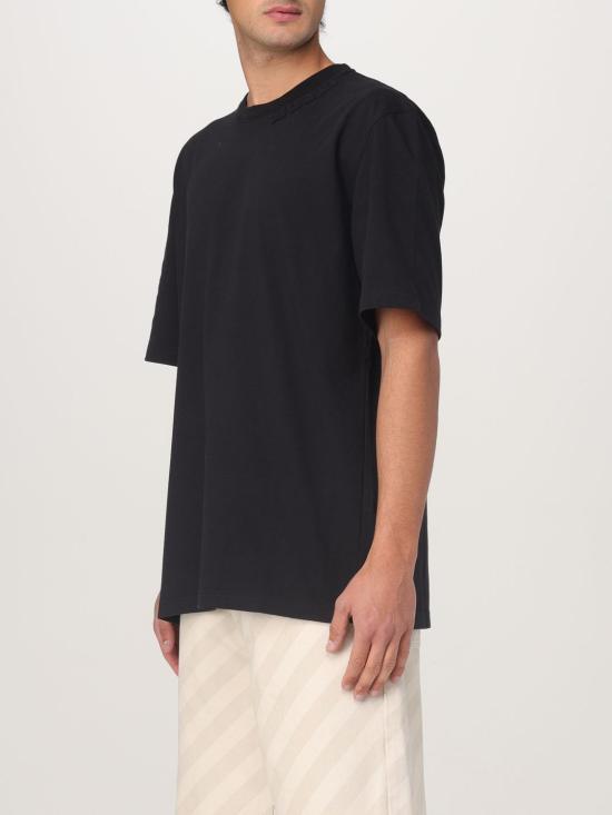 25FW 마르니 반팔 티셔츠 HUMU0287X0UTC406 00N99 Black - MARNI