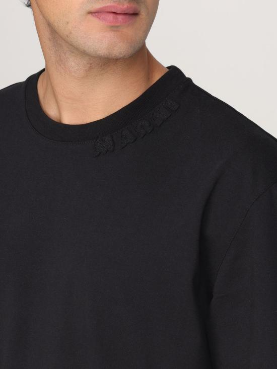 25FW 마르니 반팔 티셔츠 HUMU0287X0UTC406 00N99 Black - MARNI