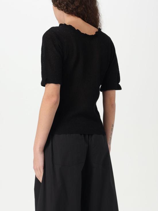  액티튜드 트윈세트 반팔 티셔츠 251AP3211 00006 Black - ACTITUDE TWINSET