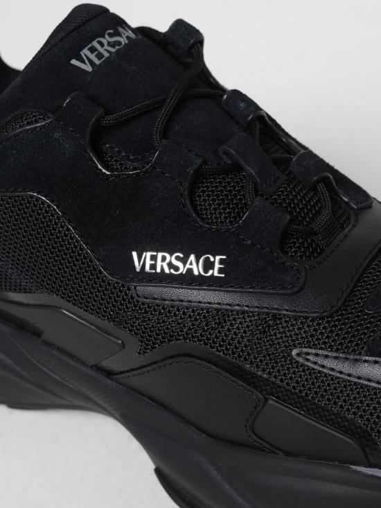 25FW 베르사체 스니커즈 10163061A12679 1B00B Black - VERSACE