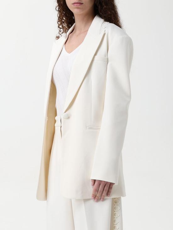 25SS 액티튜드 트윈세트 자켓 251AP2040 00632 White - ACTITUDE TWINSET