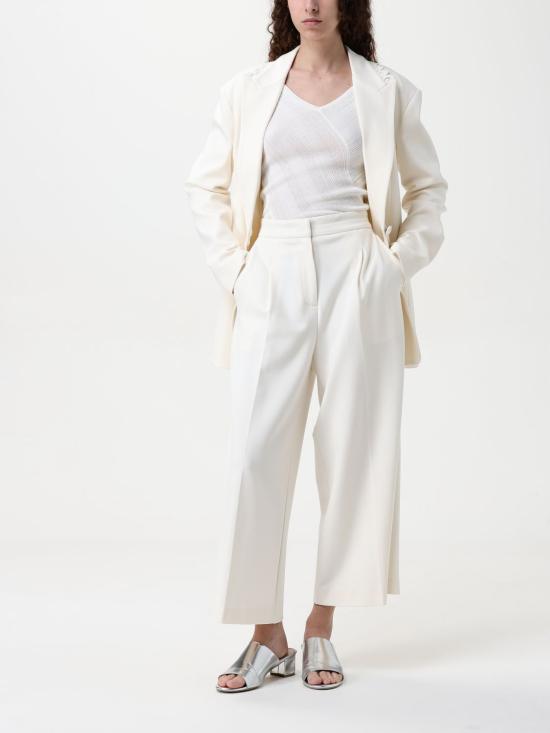 25SS 액티튜드 트윈세트 자켓 251AP2040 00632 White - ACTITUDE TWINSET