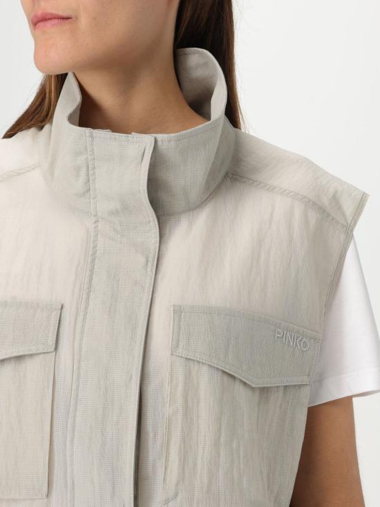 25FW 핑코 베스트 104852A2EK I12 Pearl - PINKO