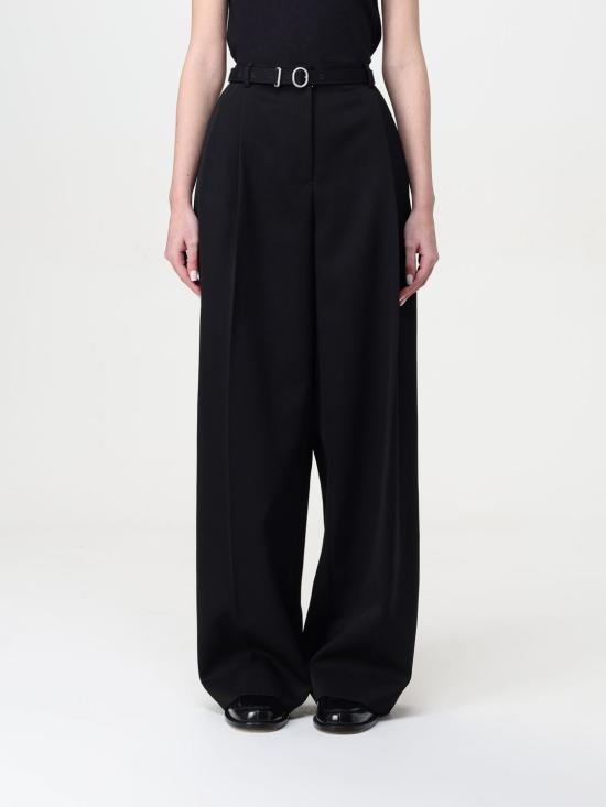 25FW 질샌더 스트레이트 팬츠 J04KA0116J40021 001 Black