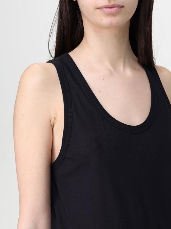 25FW 질샌더 민소매 티셔츠 J40NL0114J45031 001 Black - JIL SANDER