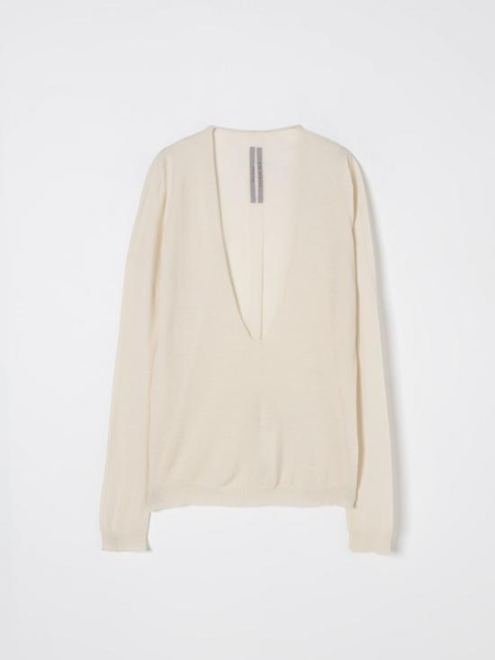 25SS 릭 오웬스 스웨터 RP01E7668M 41 Beige - RICK OWENS