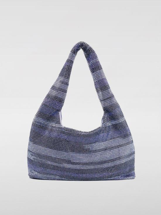 25FW 카라 숄더백 HB320A6736 PURPLE STREAKING Violet