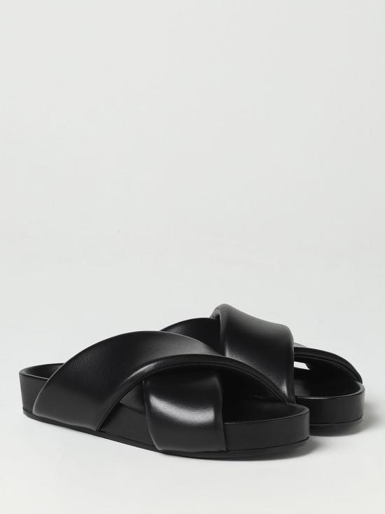 25FW 질샌더 뮬/슬리퍼 J32WP0001P5810 001 Black - JIL SANDER