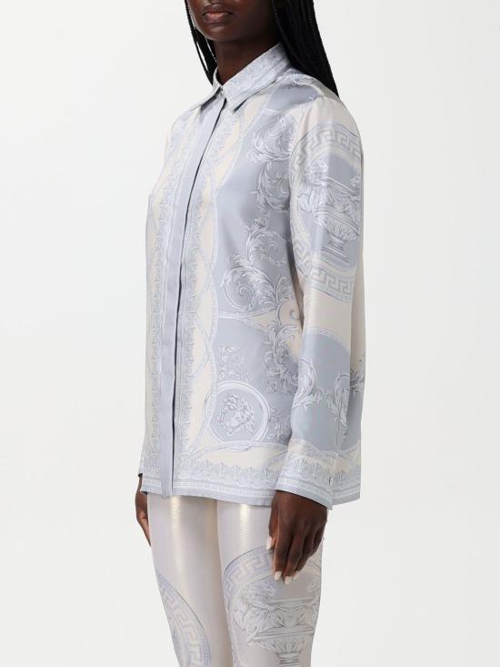 25FW 베르사체 셔츠 10013601A13359 5E450 Silver - VERSACE