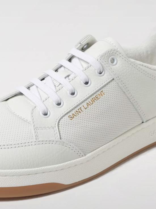 25SS 생로랑 SL 61 로우 스니커즈 713600AAB85 9042 White - SAINT LAURENT