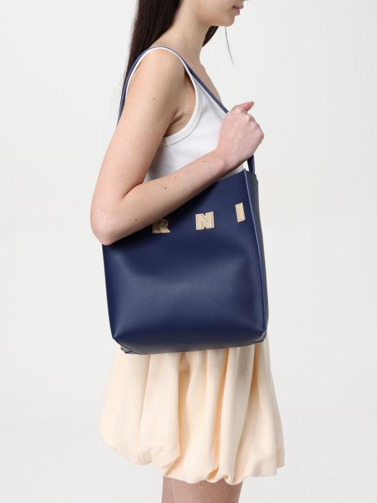 25FW 마르니 숄더백 SHMP0111U0P6483 ZO875 Royal Blue - MARNI