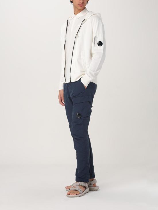 25FW 씨피 컴퍼니 폴로 티셔츠 18CMPL165A005263W 103 White - C.P. COMPANY