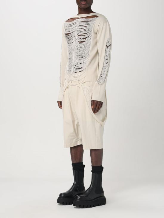 25FW 릭 오웬스 스웨터 RR01E5671KGRIDM 41 White - RICK OWENS