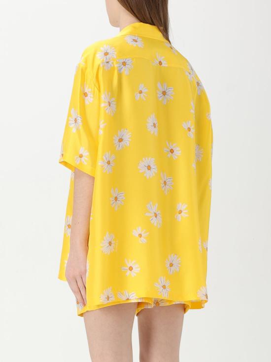 25FW 모스키노 블라우스 02320561 1024 Yellow - MOSCHINO