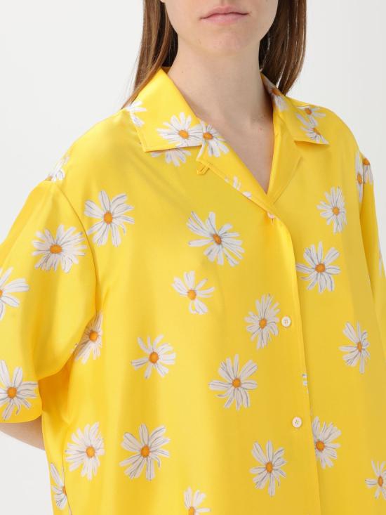 25FW 모스키노 블라우스 02320561 1024 Yellow - MOSCHINO