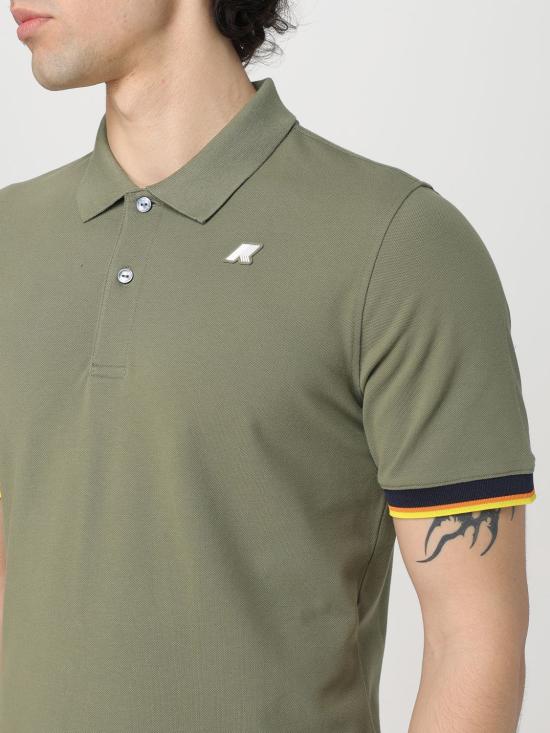 25FW 까웨 폴로 티셔츠 K1125BW V15 Green - K-WAY