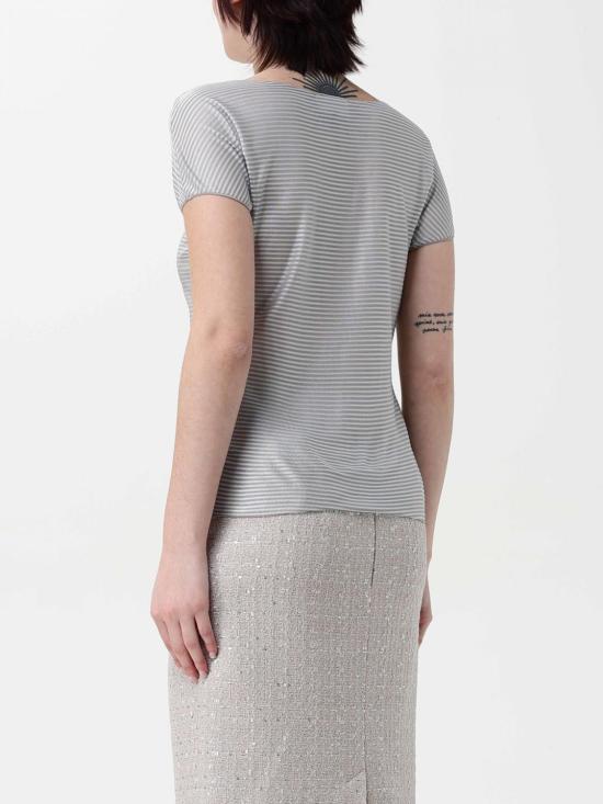 25SS 엠포리오 아르마니 반팔 티셔츠 EW001129AF13320 F8033 Grey - EMPORIO ARMANI