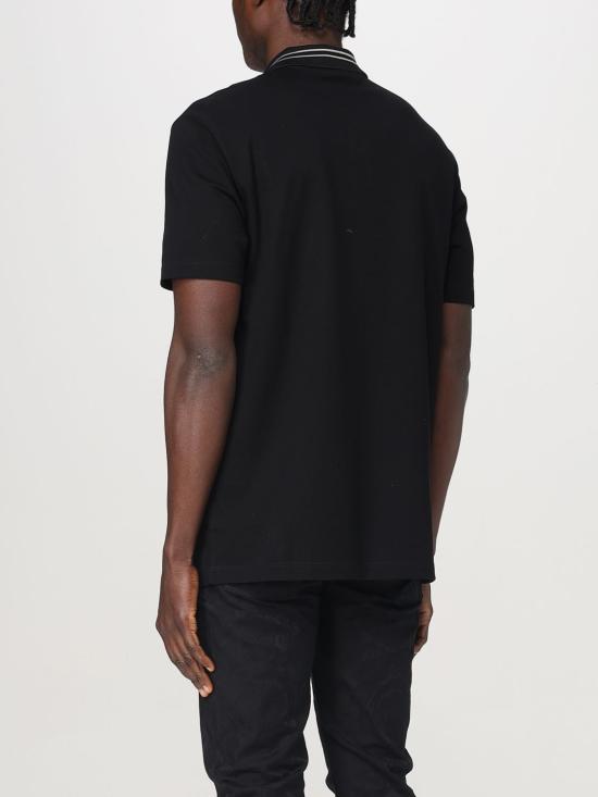 25FW 베르사체 폴로 티셔츠 10139061A13463 1B000 Black - VERSACE