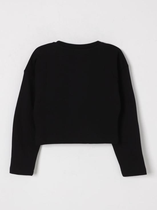 25FW [키즈] 발망 티셔츠 BW4B00Z0081 930 Black - BALMAIN