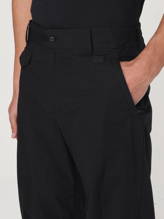 25FW 돌체앤가바나 스트레이트 팬츠 GP0L8TFUEFJ N0000 Black - DOLCE & GABBANA