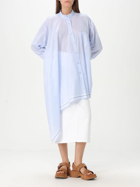 25FW 모스키노 셔츠 02130526 2293 Gnawed Blue - MOSCHINO