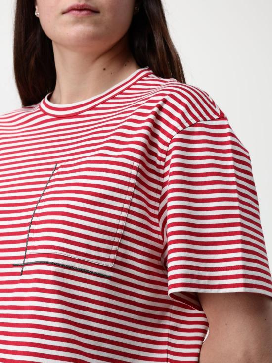 25FW 브루넬로 쿠치넬리 반팔 티셔츠 ML929HA810 C7048 Yellow Cream - BRUNELLO CUCINELLI