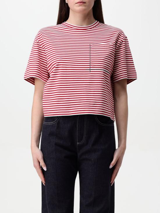 25FW 브루넬로 쿠치넬리 반팔 티셔츠 ML929HA810 C7048 Yellow Cream