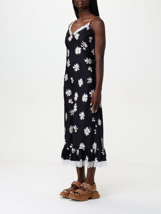 25FW 모스키노 롱 원피스 04220561 1555 Black - MOSCHINO