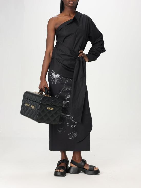 25FW 모스키노 블라우스 02110531 2555 Black - MOSCHINO