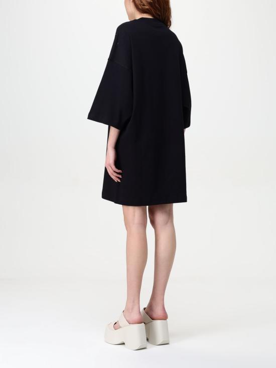 25SS 모스키노 미디 원피스 04350542 1555 Black - MOSCHINO