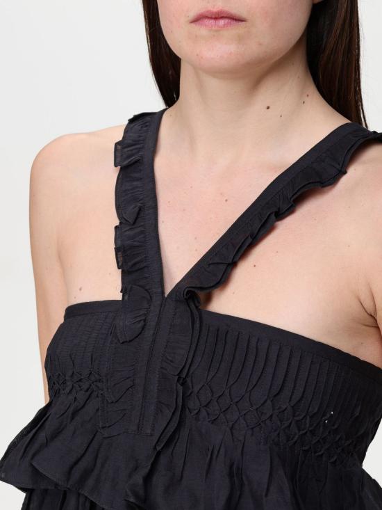 25SS 이자벨마랑에뚜왈 민소매 티셔츠 HT0602FAB3J04E 01BK Black - ISABEL MARANT ETOILE