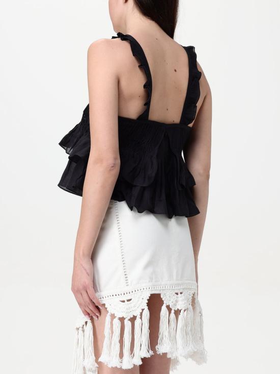 25SS 이자벨마랑에뚜왈 민소매 티셔츠 HT0602FAB3J04E 01BK Black - ISABEL MARANT ETOILE