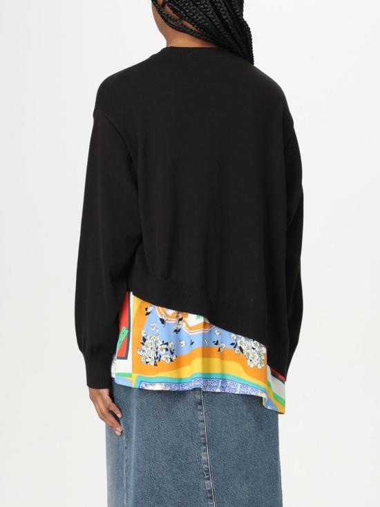 25SS 모스키노 긴팔 티셔츠 09183704 1555 Black - MOSCHINO