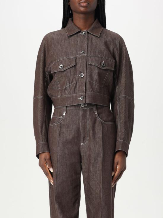 25SS 브루넬로 쿠치넬리 데님 자켓 MB1257816 C003 Brown