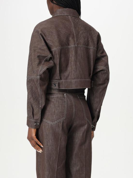 25SS 브루넬로 쿠치넬리 데님 자켓 MB1257816 C003 Brown - BRUNELLO CUCINELLI