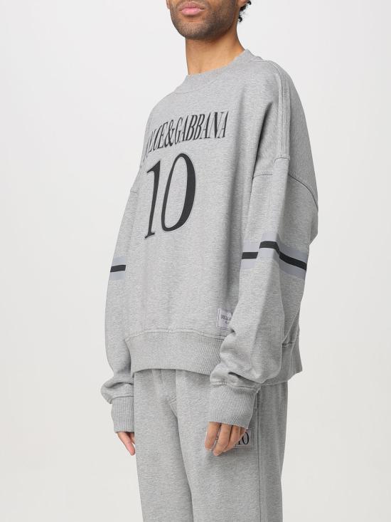 25FW 돌체앤가바나 긴팔 티셔츠 G9BEFTG7O2N S8290 Grey - DOLCE & GABBANA