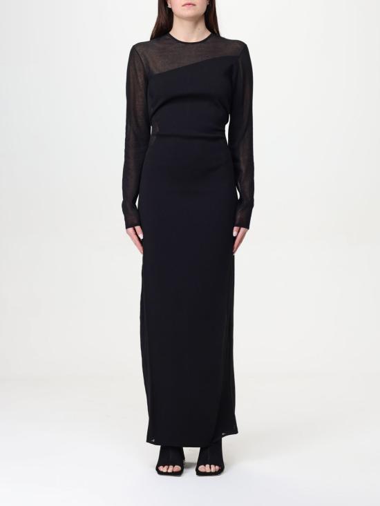 25SS 스텔라 맥카트니 롱 원피스 6K09553S2557 1000 Black