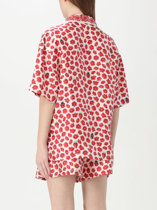 25FW 베르사체 블라우스 10189281A13640 5W690 Red - VERSACE