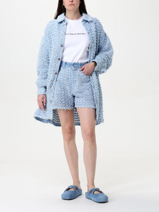 25SS 스텔라 맥카트니 숏팬츠 6D03673SQH06 4125 Gnawed Blue - STELLA MCCARTNEY