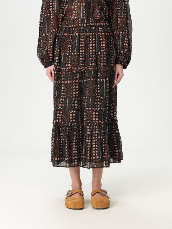 25SS 이자벨마랑에뚜왈 롱 스커트 JU0239FAC1J19E 02FK Black