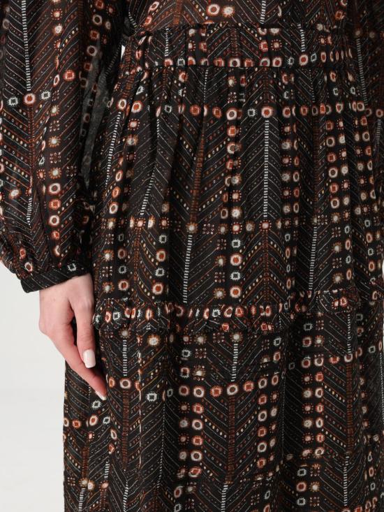 25SS 이자벨마랑에뚜왈 롱 스커트 JU0239FAC1J19E 02FK Black - ISABEL MARANT ETOILE