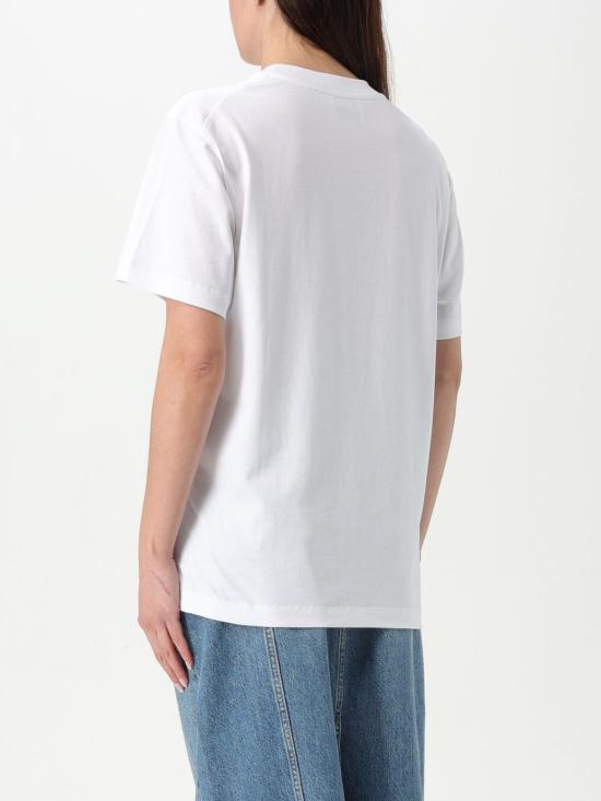 25FW 모스키노 반팔 티셔츠 07123732 1001 White - MOSCHINO