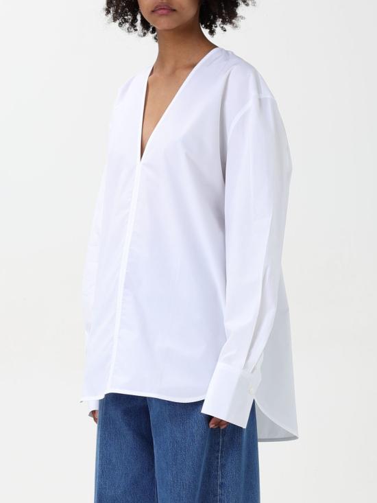 25SS 토템 셔츠 252WRT0503FB0119 047 White - TOTEME