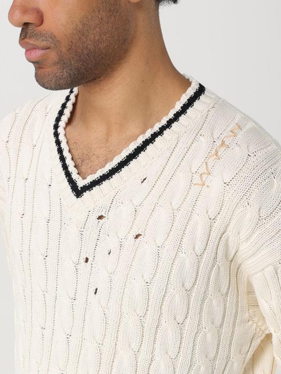 25FW 마르니 스웨터 CVMG0137Q0UFC656 00W02 White - MARNI