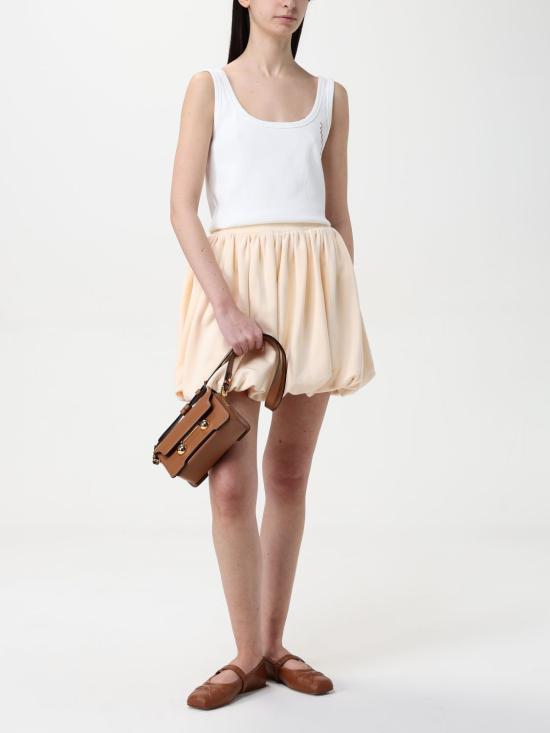 25FW 마르니 숏 스커트 GOJE0701U0UTC275 00W06 White - MARNI