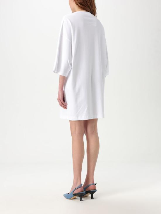 25SS 모스키노 미디 원피스 04350542 1001 White - MOSCHINO